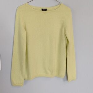 Talbots Pure Cashmere Sweater Light Green - Petite Small